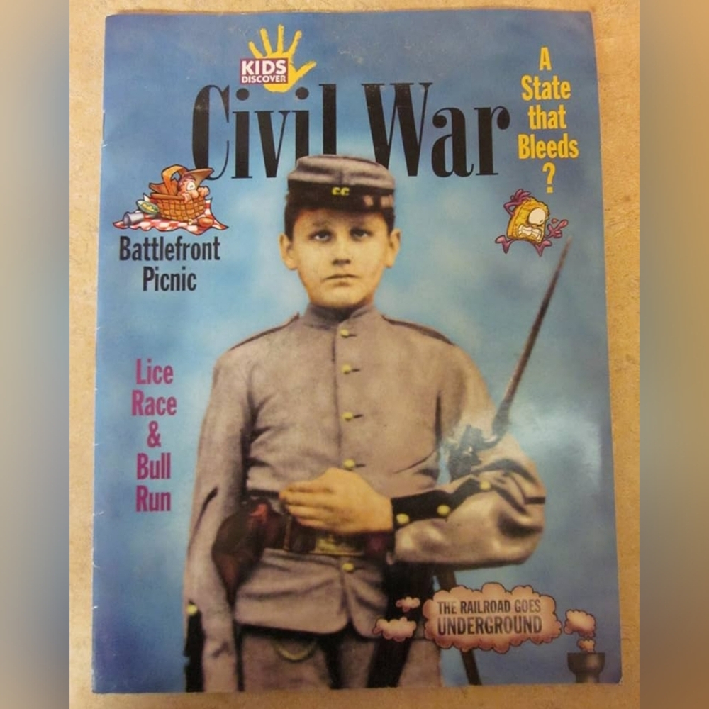 Kids Discover Civil War Collectible Magazine Oct 1997 Edition -Great Condition